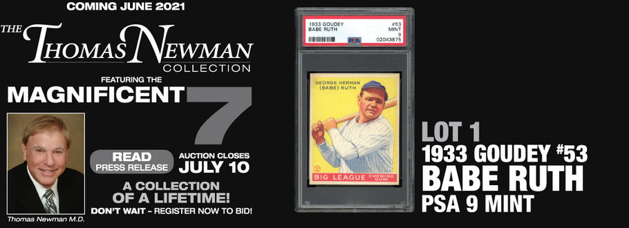 $20MM TRADING CARD COLLECTION HITS AUCTION